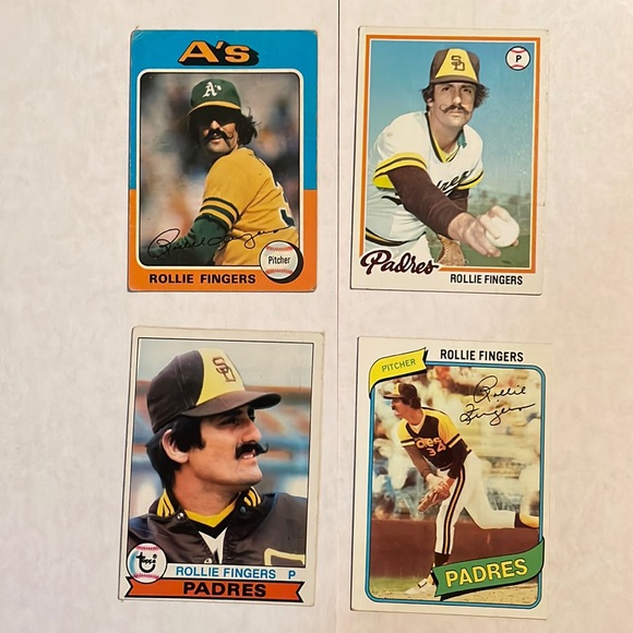 Rollie Fingers cards -1975-1980 - Picture 1 of 2